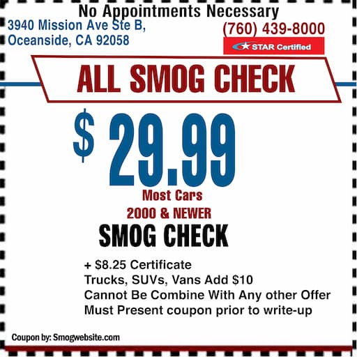 Smog Check Coupon